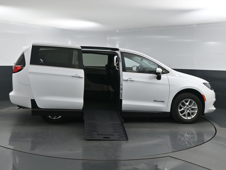 Used 2023 Chrysler Voyager LX - BraunAbility Side Entry Entry Fold Out Manual Ramp