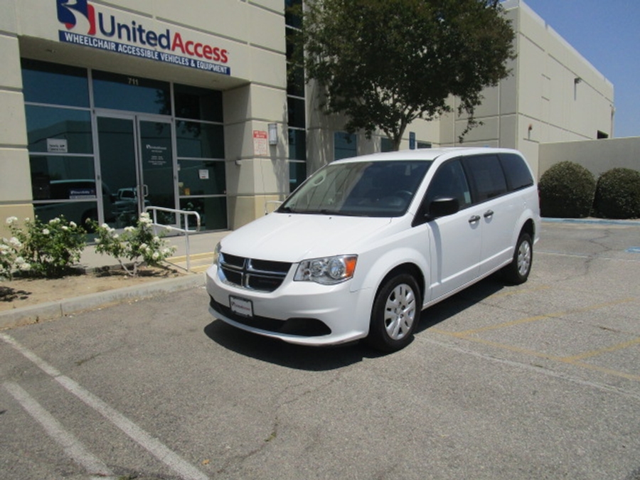 Used 2019 Dodge Grand Caravan SE - FR Conversions Commercial Rear Entry Entry Fold Out Manual Ramp