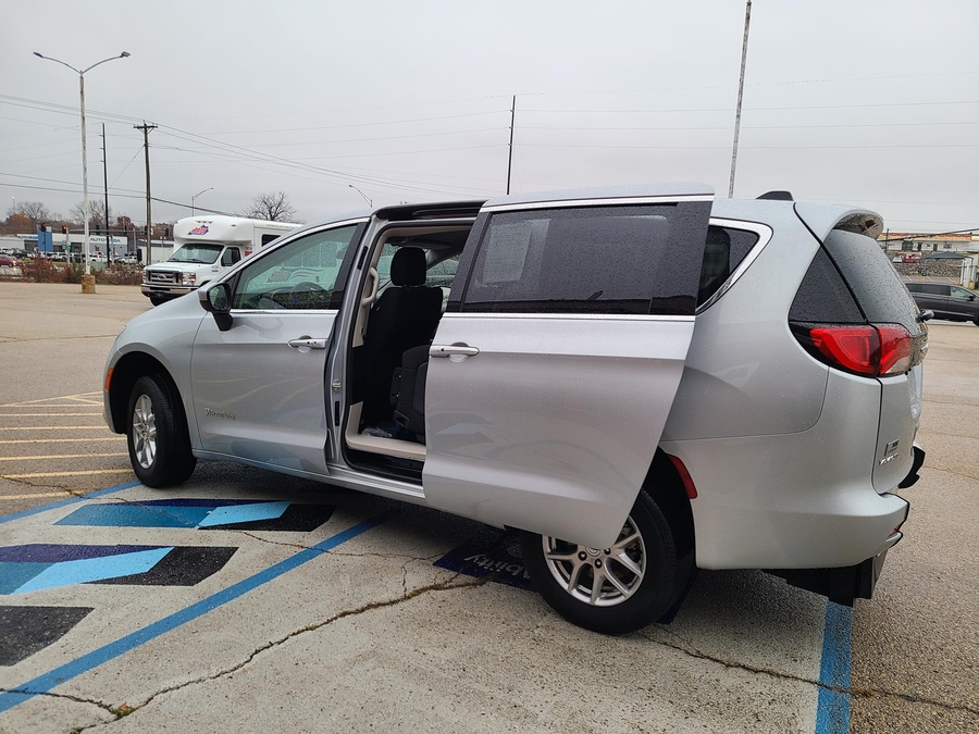 Used 2022 Chrysler Voyager LX - BraunAbility Rear Entry Entry Fold Out Manual Ramp