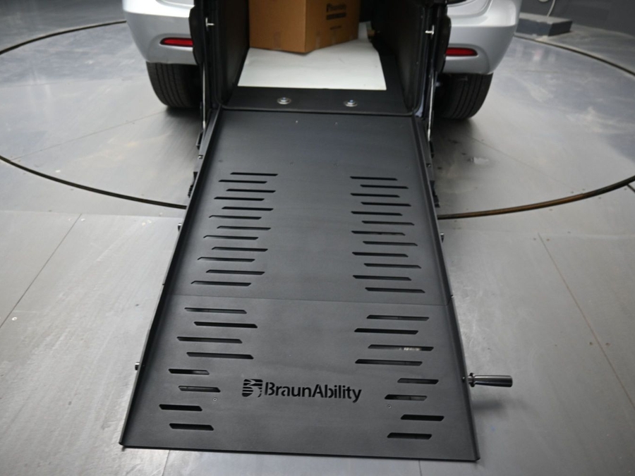 Used 2024 Chrysler Voyager LX - BraunAbility Rear Entry Fold Out Manual Ramp