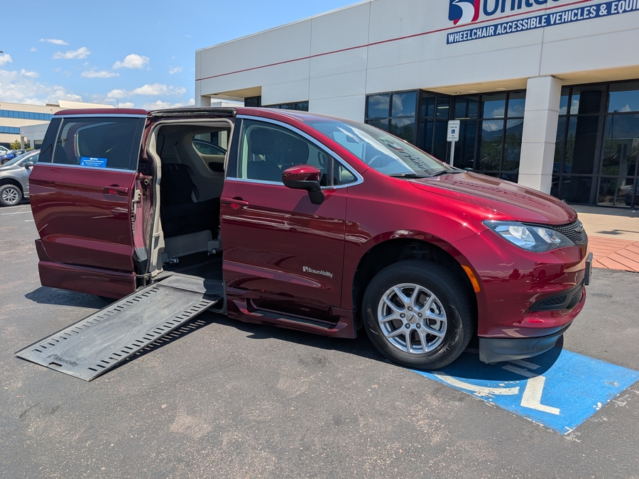 Used 2023 Chrysler Voyager LX - BraunAbility Side Entry In Floor Automatic Ramp