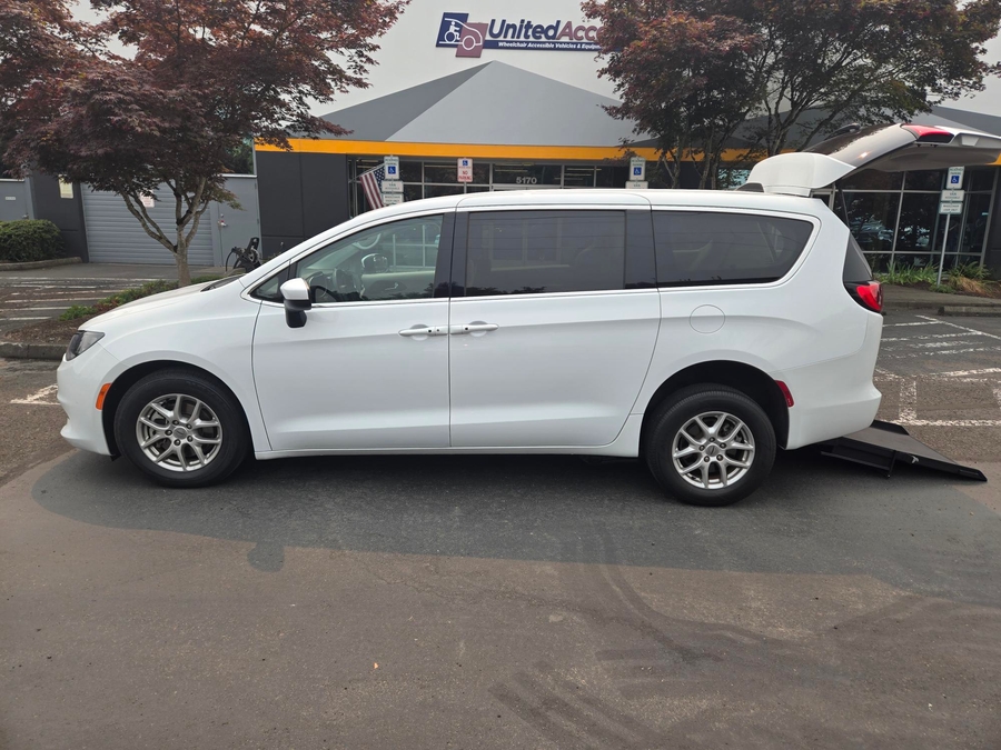 Used 2023 Chrysler Voyager LX - ATS Commercial Rear Entry Fold Out Manual Ramp