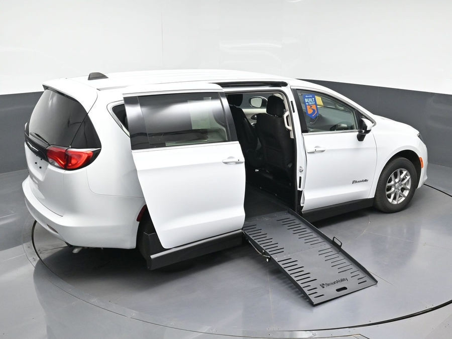 Used 2023 Chrysler Voyager LX - BraunAbility Side Entry Fold Out Manual Ramp