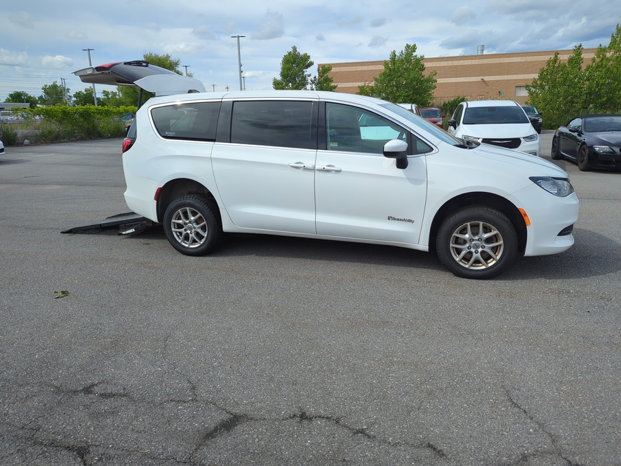 Used 2022 Chrysler Voyager LX - BraunAbility Rear Entry Entry Fold Out Manual Ramp