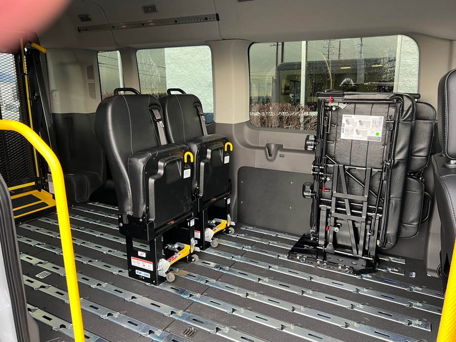 New 2025 Ford Transit 350 XL - Fenton Mobility Commercial Rear Entry Entry Lift Automatic Ramp