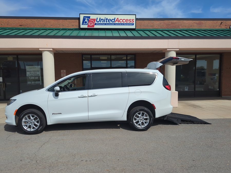 Used 2023 Chrysler Voyager LX - BraunAbility Rear Entry Entry Fold Out Manual Ramp