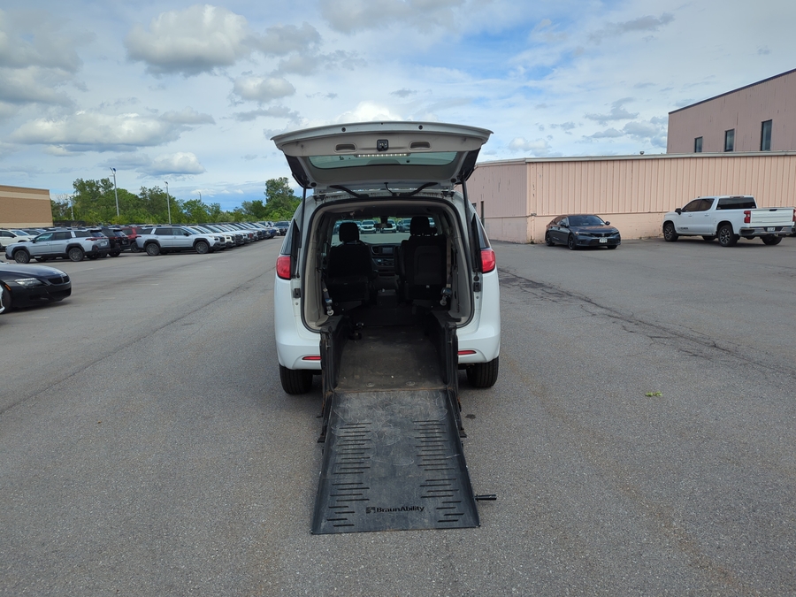 Used 2022 Chrysler Voyager LX - BraunAbility Rear Entry Entry Fold Out Manual Ramp