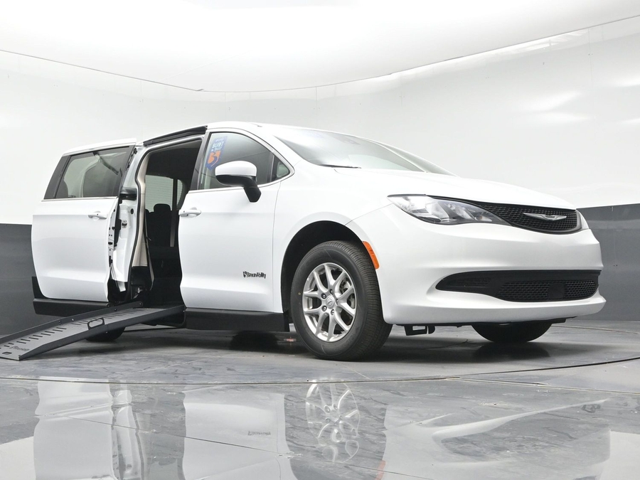Used 2023 Chrysler Voyager LX - BraunAbility Side Entry Fold Out Manual Ramp