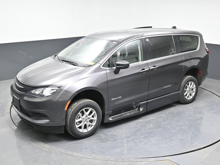 Used 2023 Chrysler Voyager LX - BraunAbility Side Entry Fold Out Automatic Ramp