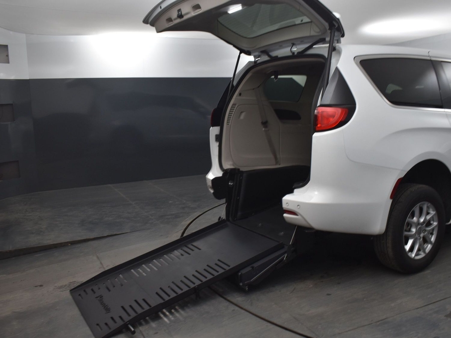 Used 2023 Chrysler Voyager LX CPO - BraunAbility Rear Entry Entry Fold Out Manual Ramp