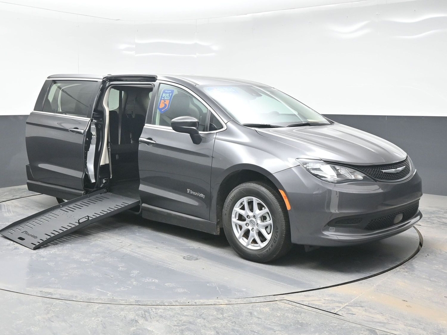 Used 2023 Chrysler Voyager LX - BraunAbility Side Entry Entry Fold Out Manual Ramp