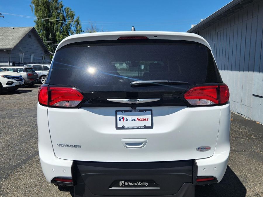 New 2025 Chrysler Voyager LX - BraunAbility Commercial Rear Entry Entry Fold Out Manual Ramp