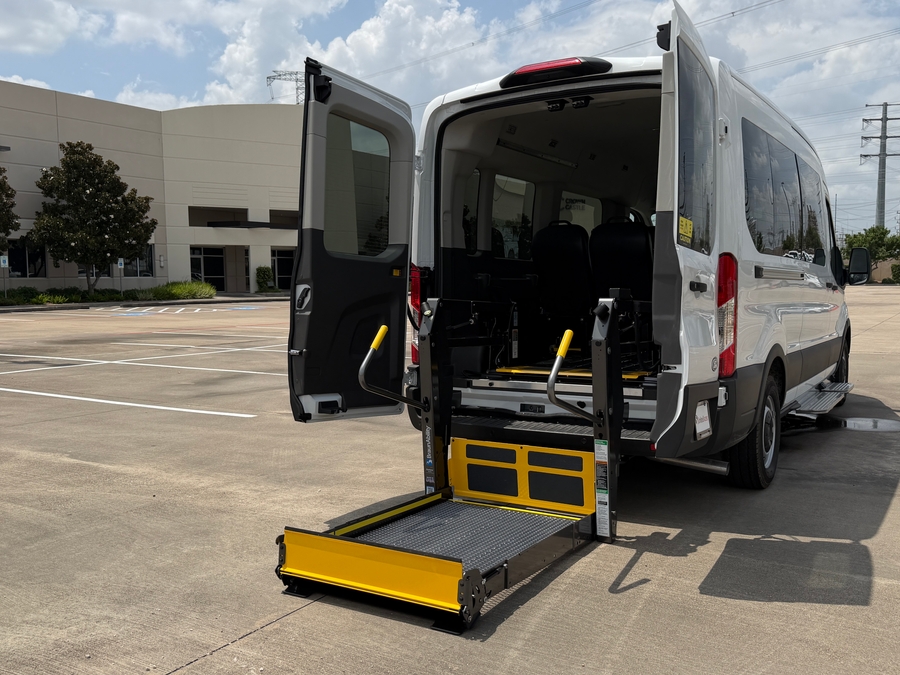 New 2026 Ford Transit 350 XL - Fenton Mobility Commercial Rear Entry Lift Automatic Ramp