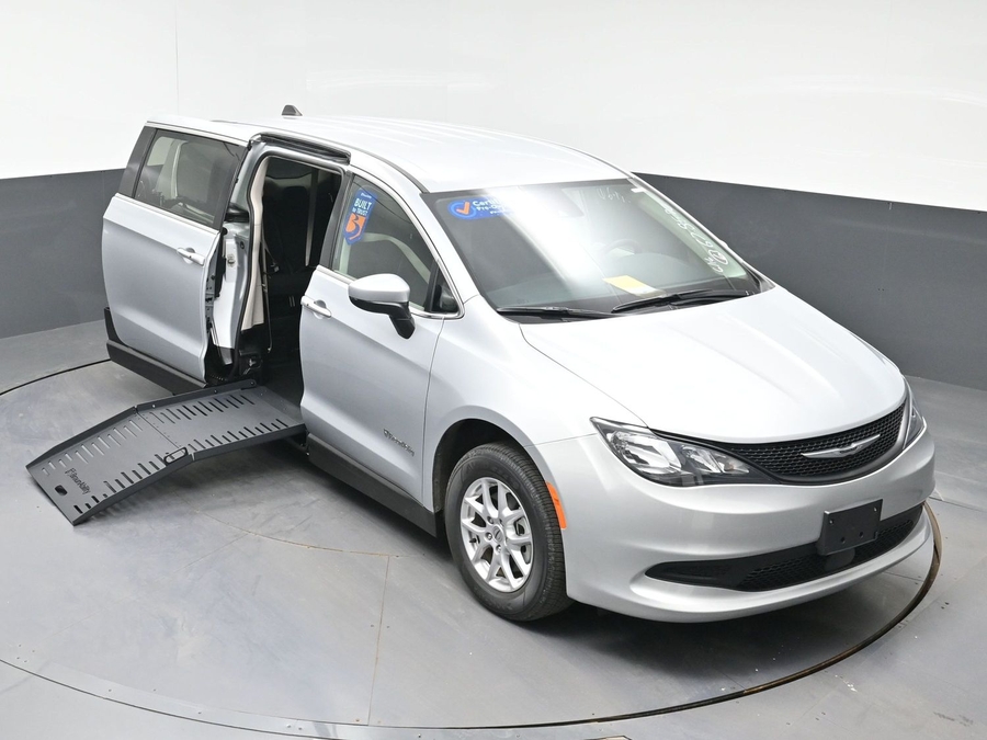 Used 2023 Chrysler Voyager LX - BraunAbility Side Entry Fold Out Manual Ramp