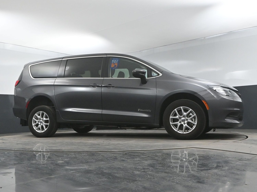 Used 2023 Chrysler Voyager LX CPO - BraunAbility Rear Entry Entry Fold Out Manual Ramp