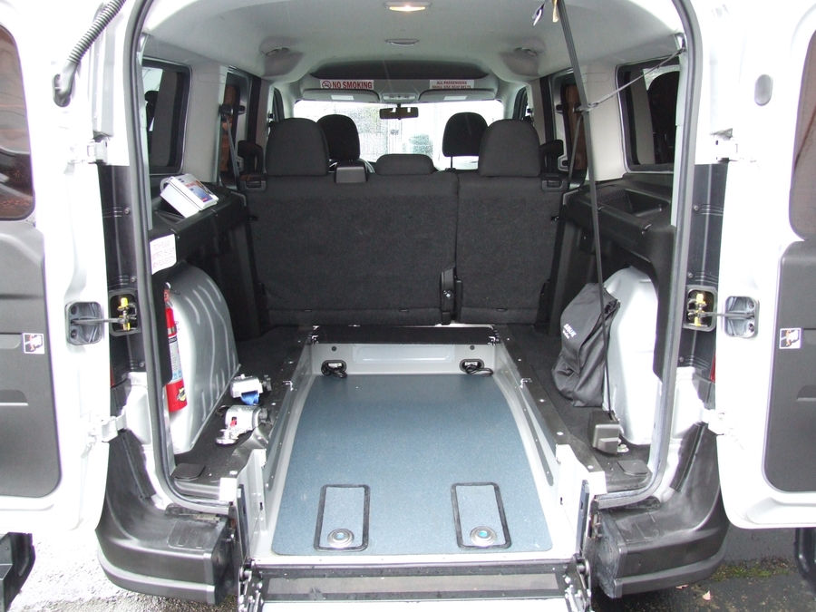 Used 2019 Ram ProMaster City City Wagon - SUNSET VANS Rear Entry Entry Fold Out Manual Ramp