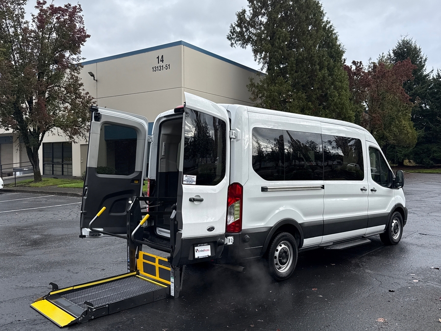Used 2024 Ford Transit 350 XL MR PASS RWD - OTH Commercial Rear Entry Lift Automatic Ramp