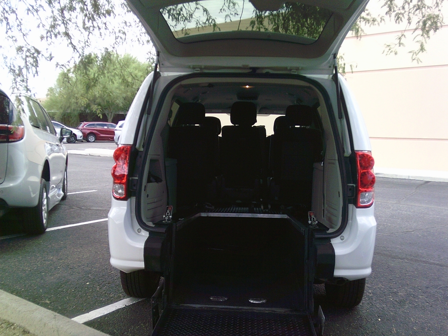 Used 2015 Dodge Grand Caravan SE - FR Conversions Rear Entry Fold Out Manual Ramp