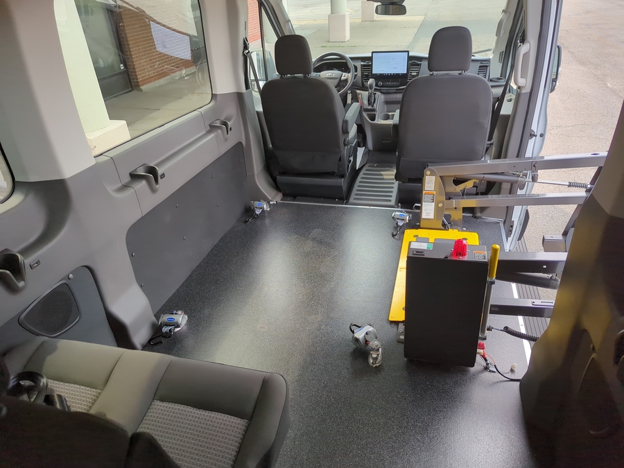Used 2024 Ford Transit 350 XLT MR Pass AWD - OTH Side Entry Lift Automatic Ramp