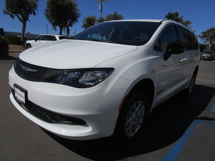 New 2025 Chrysler Voyager LX - BraunAbility Commercial Rear Entry Entry Fold Out Manual Ramp