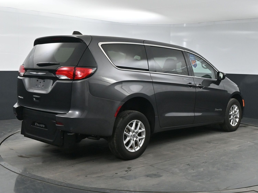 Used 2023 Chrysler Voyager LX CPO - BraunAbility Rear Entry Entry Fold Out Manual Ramp