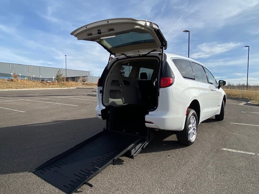 Used 2023 Chrysler Voyager LX - BraunAbility Rear Entry Entry Fold Out Manual Ramp