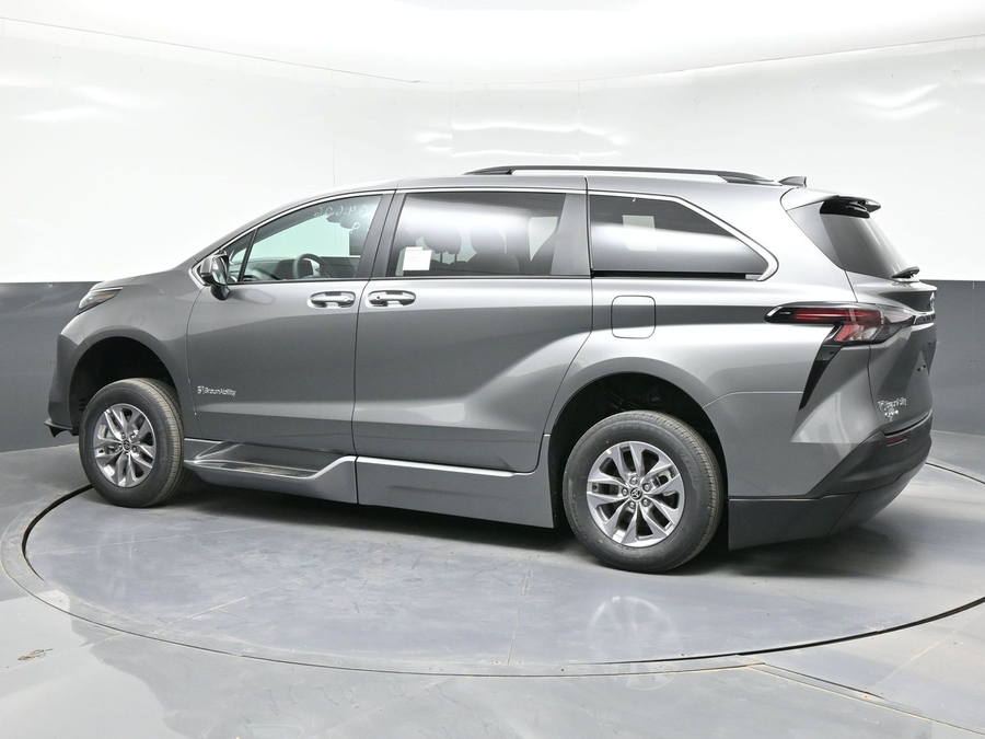 Grey Toyota Sienna with Side Entry Automatic Fold Out ramp