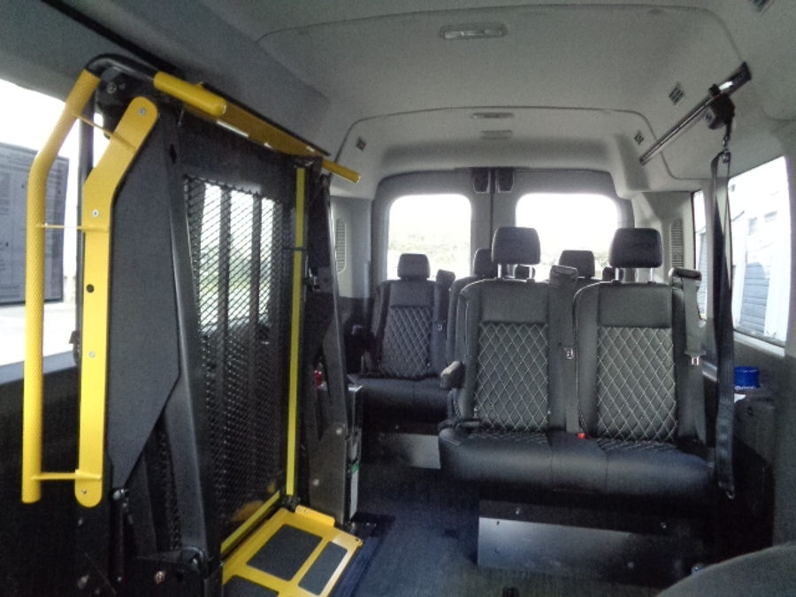 New 2024 Ford Transit 350 XL - Fenton Mobility Side Entry Entry Lift Automatic Ramp