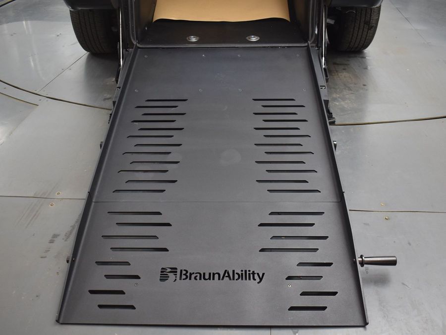 Used 2022 Chrysler Voyager LX - BraunAbility Rear Entry Entry Fold Out Manual Ramp