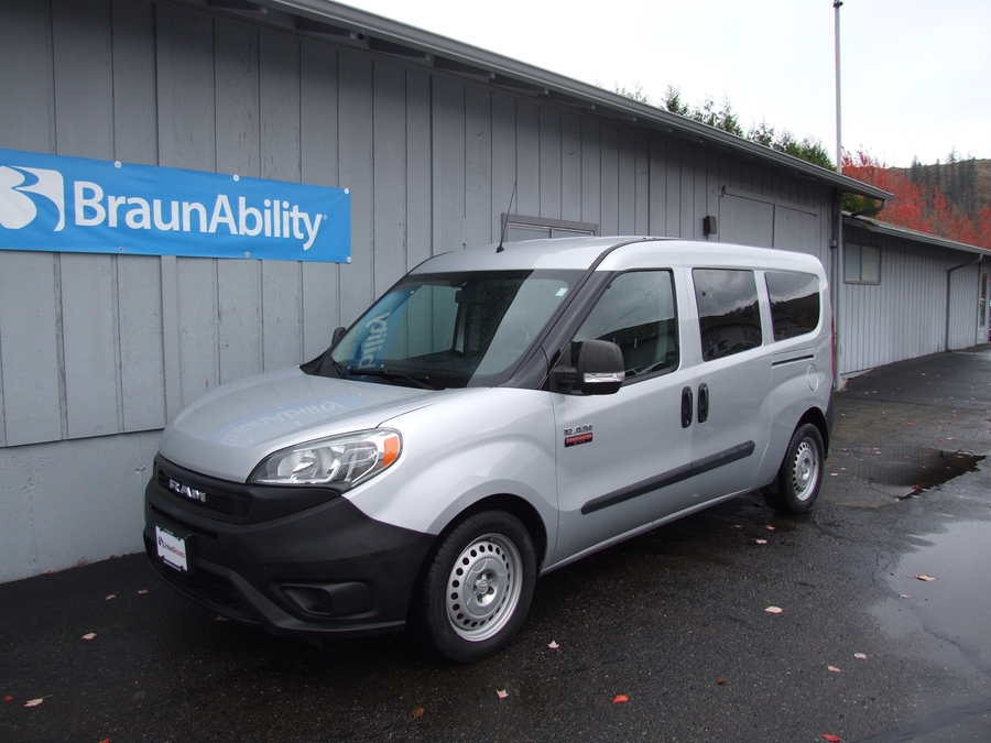 Used 2019 Ram ProMaster City City Wagon - SUNSET VANS Rear Entry Entry Fold Out Manual Ramp
