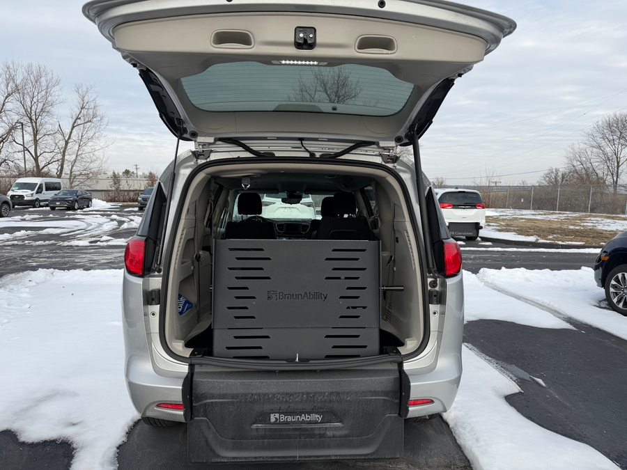 Used 2023 Chrysler Voyager LX - BraunAbility Rear Entry Entry Fold Out Manual Ramp