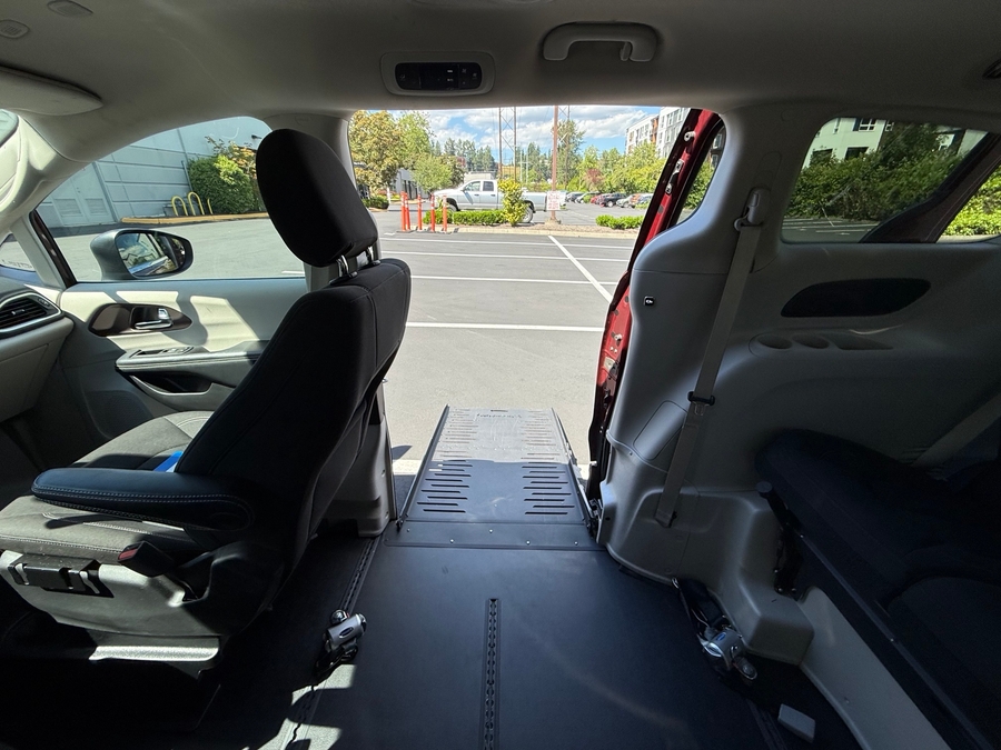 Used 2023 Chrysler Voyager LX Base - BraunAbility Side Entry Fold Out Automatic Ramp