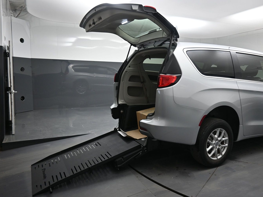 Used 2023 Chrysler Voyager LX - BraunAbility Rear Entry Fold Out Manual Ramp