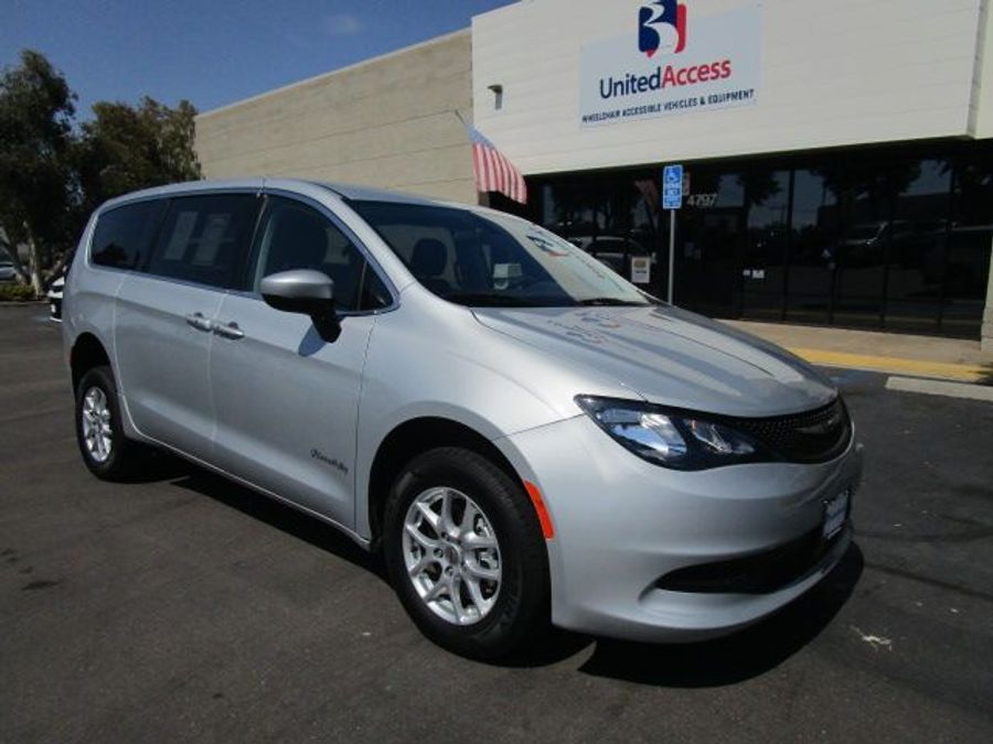 Used 2022 Chrysler Voyager LX - BraunAbility Rear Entry Entry Fold Out Manual Ramp