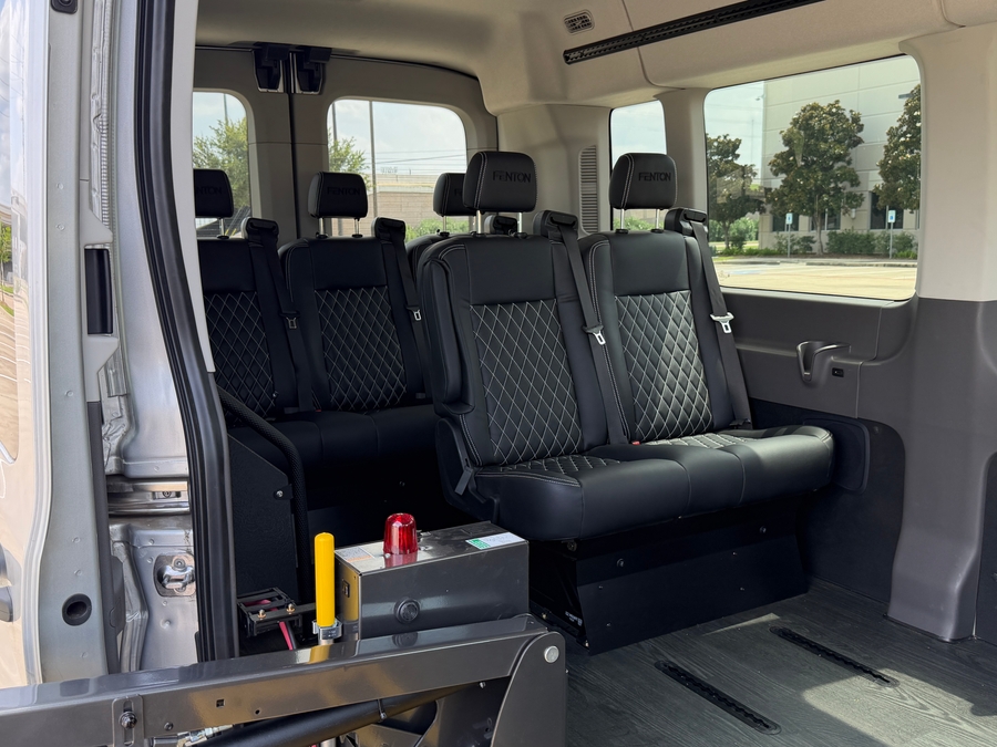 New 2024 Ford Transit 350 XL - Fenton Mobility Side Entry Lift Automatic Ramp