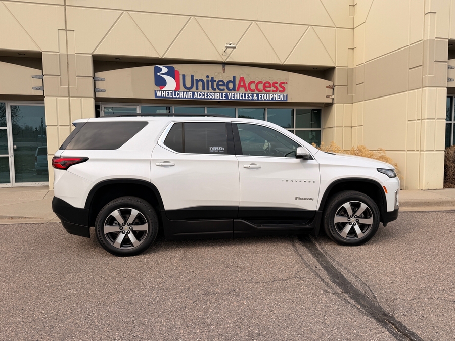 Used 2023 Chevrolet Traverse LT - BraunAbility Side Entry Entry In Floor Automatic Ramp