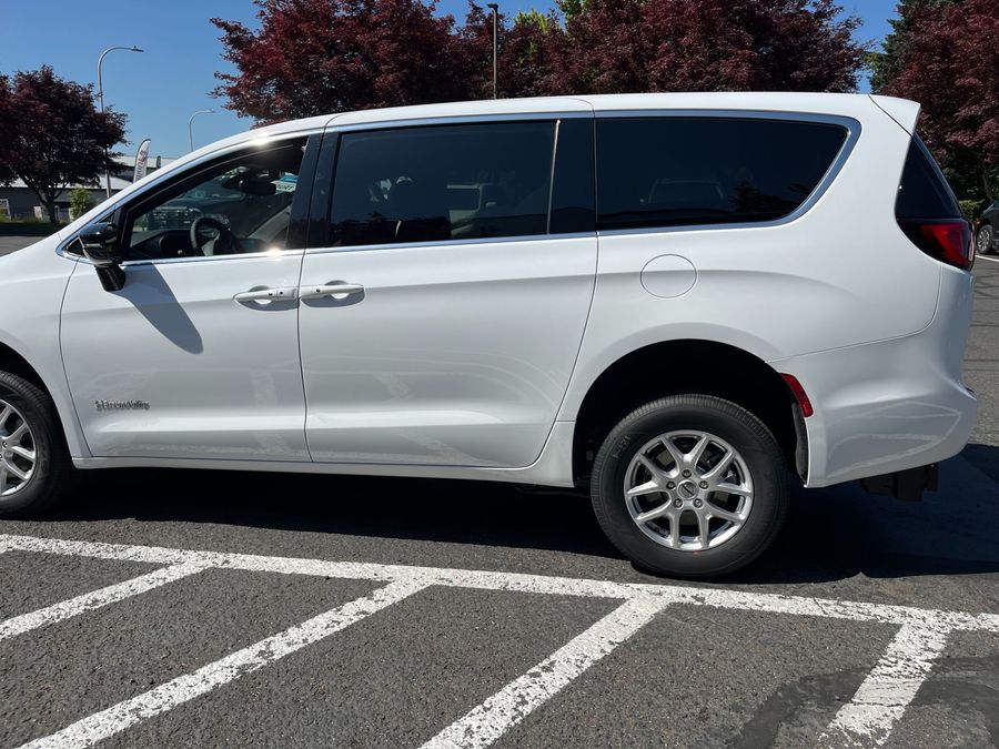 New 2025 Chrysler Voyager LX - BraunAbility Commercial Rear Entry Entry Fold Out Manual Ramp