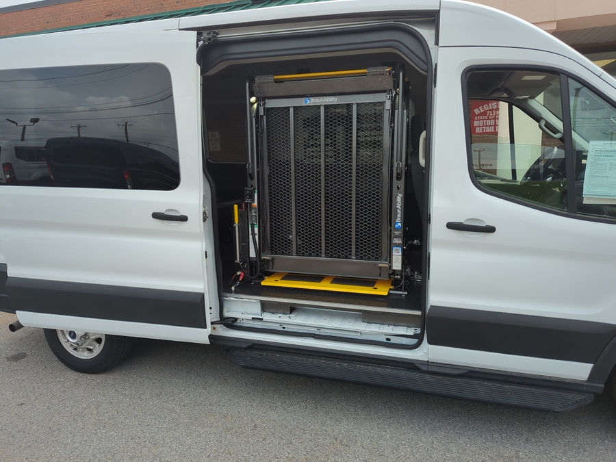 Used 2024 Ford Transit 350 XLT MR Pass AWD - OTH Side Entry Lift Automatic Ramp