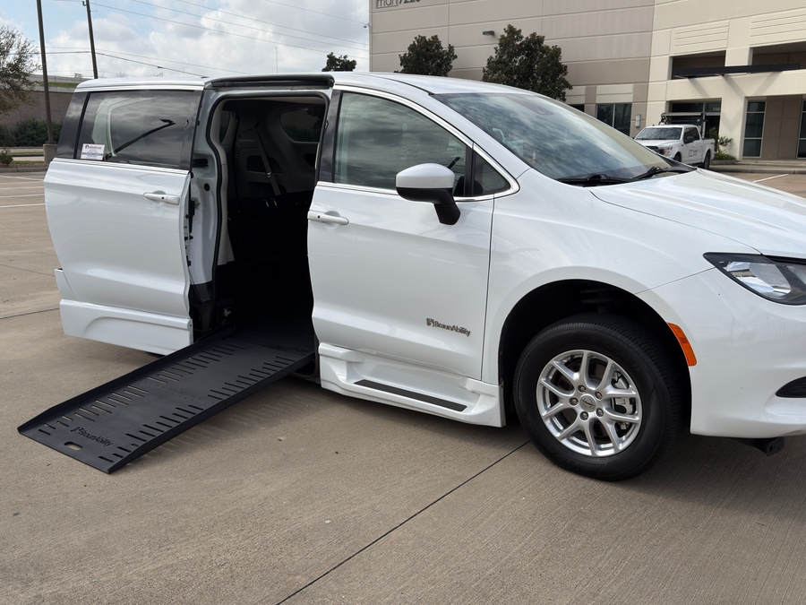 Used 2023 Chrysler Voyager LX base - BraunAbility Side Entry Entry Fold Out Automatic Ramp