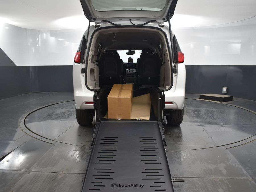 Used 2024 Chrysler Voyager LX - BraunAbility Rear Entry Entry Fold Out Manual Ramp