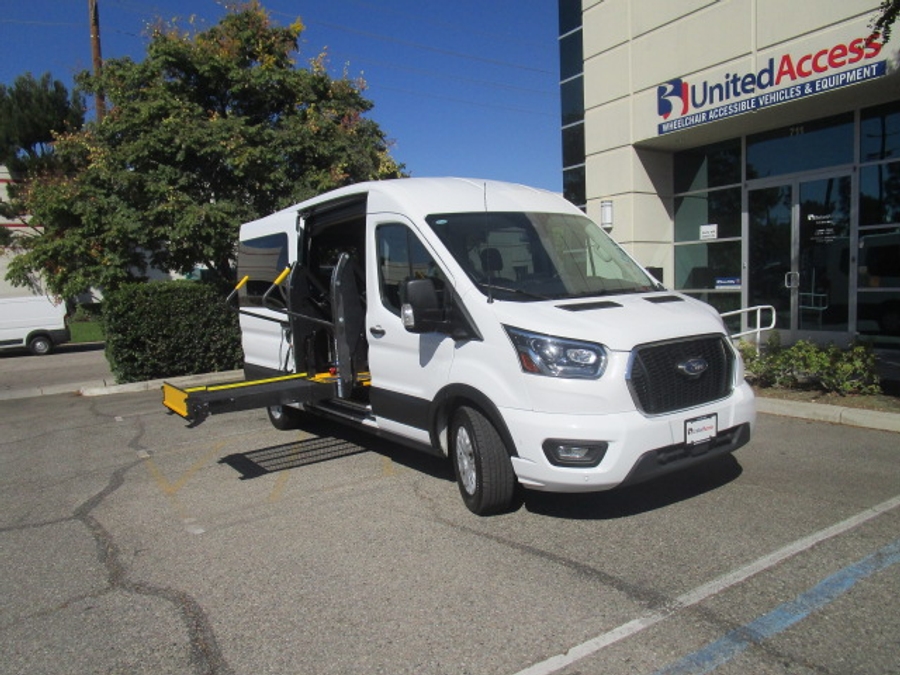 Used 2023 Ford Transit 350 XLT - Commercial Side Entry Lift Automatic Ramp
