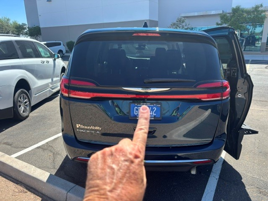 Used 2024 Chrysler Pacifica Touring L Safety - BraunAbility Side Entry Fold Out Automatic Ramp