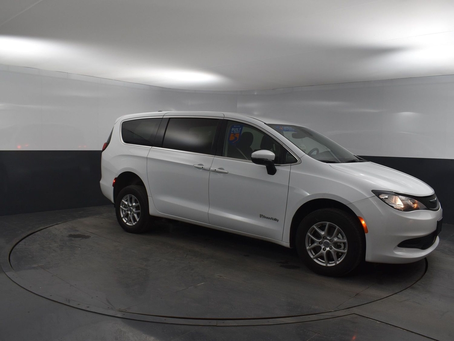 Used 2023 Chrysler Voyager LX CPO - BraunAbility Rear Entry Entry Fold Out Manual Ramp