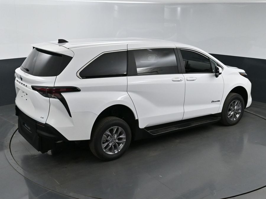 New 2025 Toyota Sienna Hybrid LE - BraunAbility Commercial Rear Entry Entry Fold Out Manual Ramp