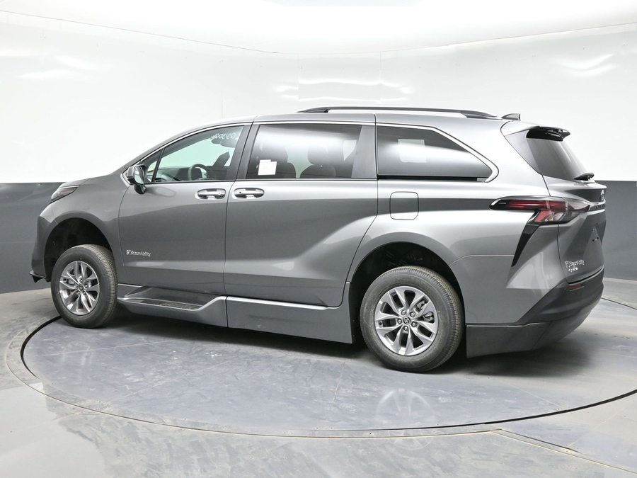 Grey Toyota Sienna with Side Entry Automatic In Floor ramp