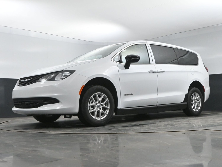 Used 2024 Chrysler Voyager LX - BraunAbility Commercial Side Entry Entry Fold Out Manual Ramp