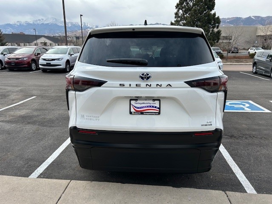 New 2025 Toyota Sienna Hybrid LE AWD W MID ROW - Vantage Mobility Commercial Side Entry Entry In Floor Manual Ramp