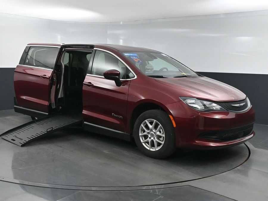 Used 2023 Chrysler Voyager LX - BraunAbility Side Entry Entry Fold Out Manual Ramp