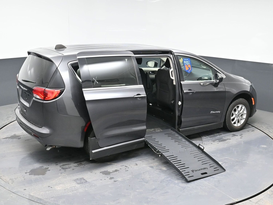 Used 2023 Chrysler Voyager LX - BraunAbility Side Entry Entry Fold Out Manual Ramp