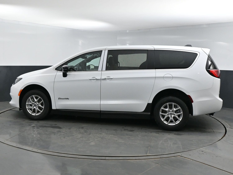 Used 2024 Chrysler Voyager LX - BraunAbility Commercial Side Entry Entry Fold Out Manual Ramp